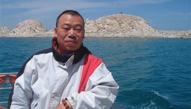 2011年在青海湖拍摄”大美青海“
